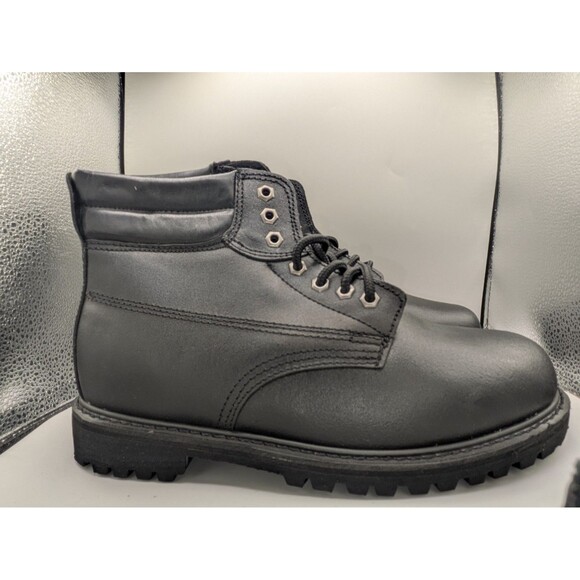 Men's Work Boots Oil Resistant Waterproof Leather Work Boots W1967 SZ 10.5 - Picture 1 of 8